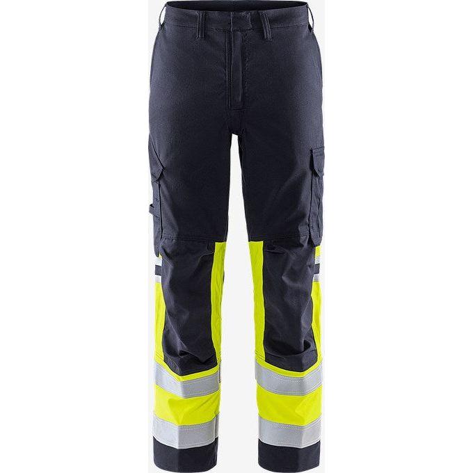 129518 Flamestat Stretch bukse 2162 ATHF, HiVis gul kl 1, Fristads