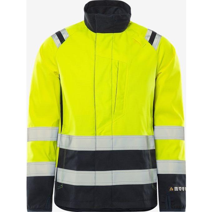 217669 Flamestat softshell jakke 4016 FSS, HiVis gul kl 3, Fristads