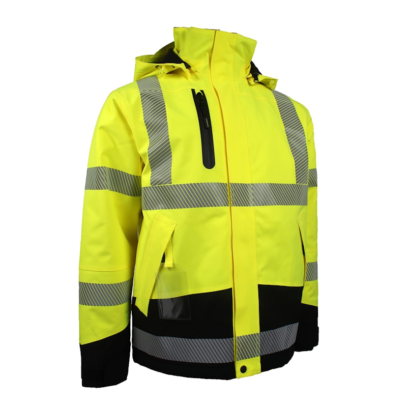 4WS-9097 Vinterjakke, Hivis Kl. 3, Lyngsøe Rainwear