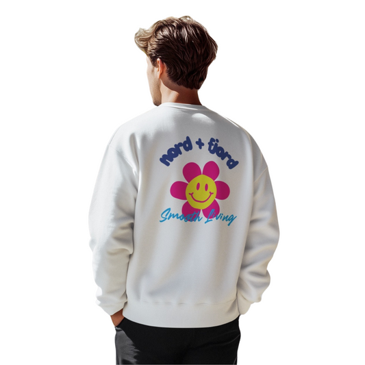 NORD+FJORD Crewneck - Smooth Living (white)