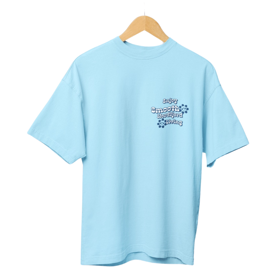 NORD+FJORD T-shirt - Smooth Living (light blue)