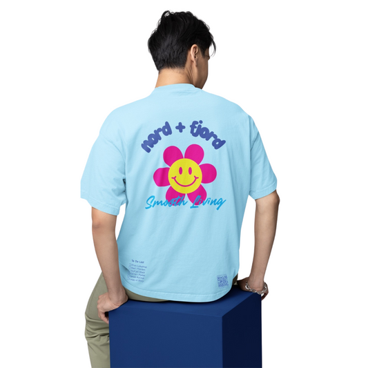 NORD+FJORD T-shirt - Smooth Living (light blue)