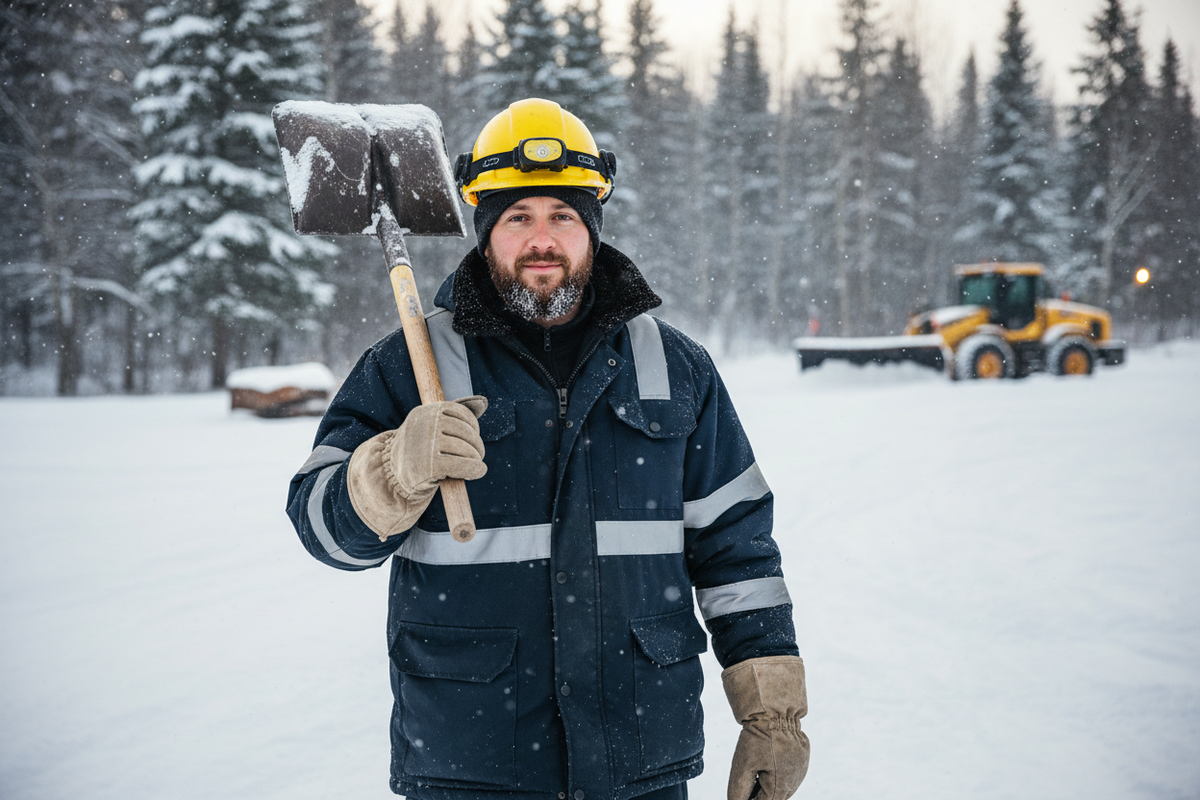 Winter worker