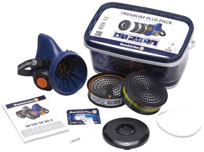 Halvmaske Sundström SR 100 M/L Premium Plus Pack