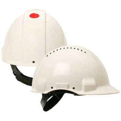 Vernehjelm 3M G3000, hvit