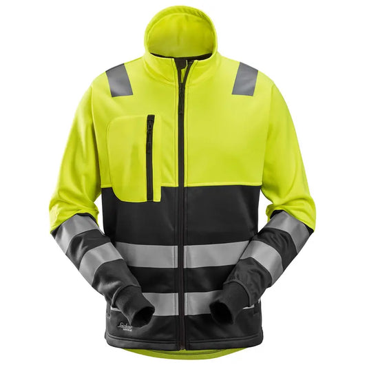 8035, Fleecejakke, Hivis, KL.2, Snickers