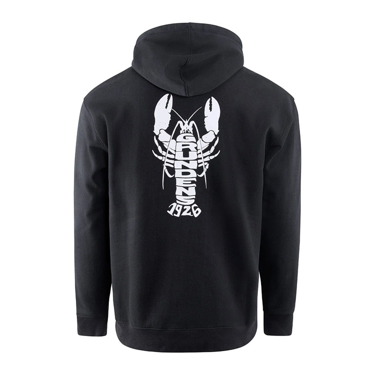 Grundens Eat Your Words DWR HD Hoodie BlackLobster